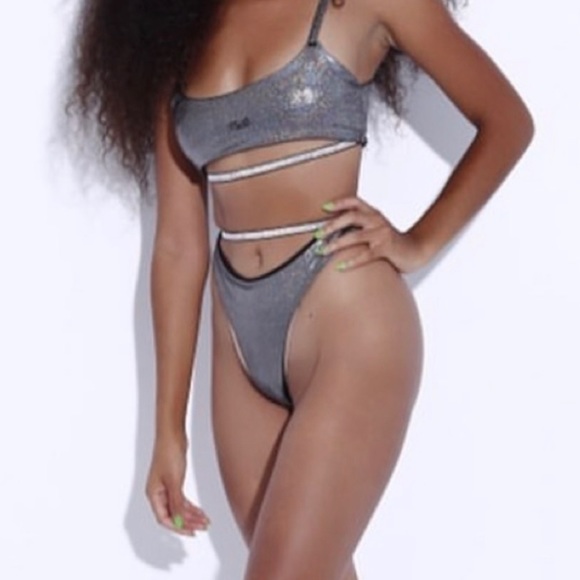 Matte Brand Holographic Bikini - Picture 1 of 6